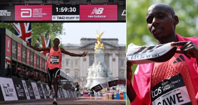Histora en Maratón: en Londres Sabastian Sawe logró por primera vez que una persona baje las dos horas