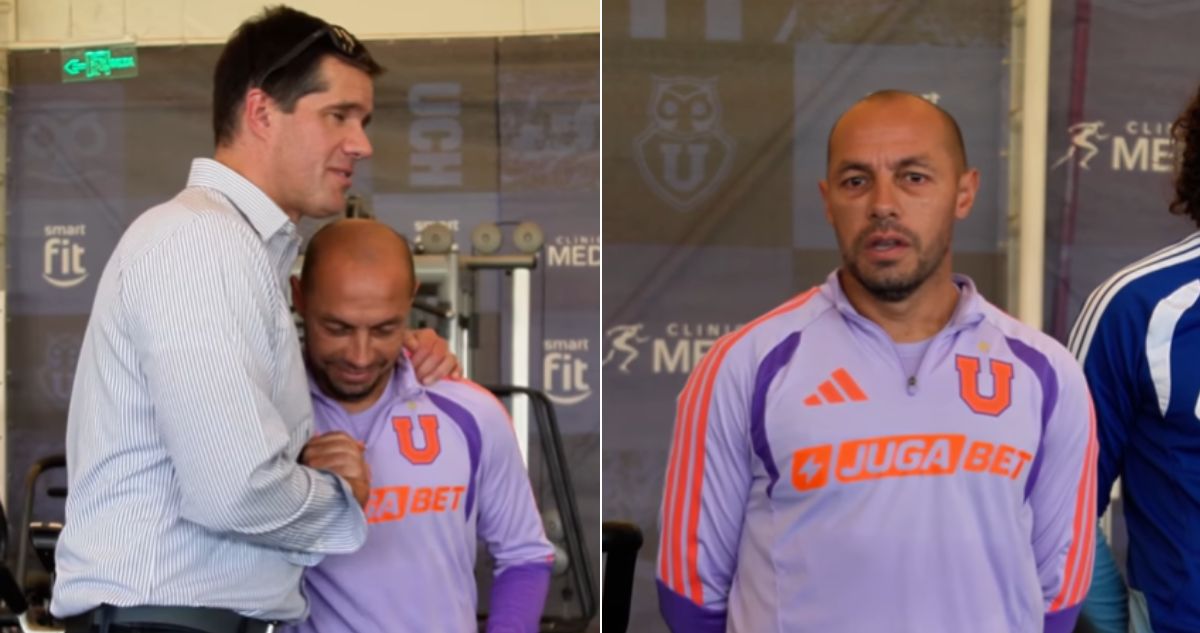 Marcelo Díaz y su emotiva despedida en vivo a Michael Clark en la U