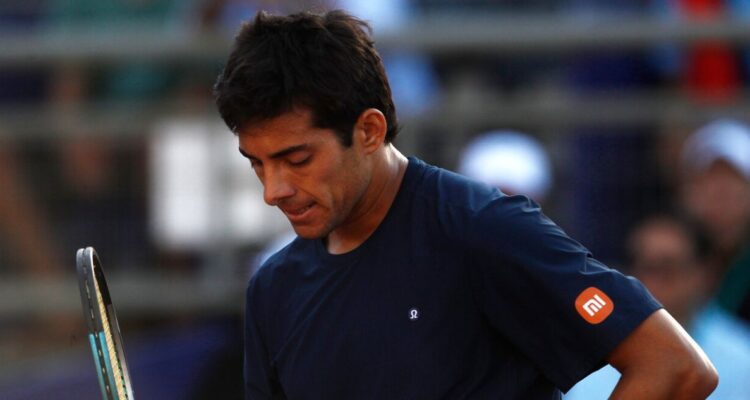Cristian Garin no pudo meterse en el Masters de Madrid.
