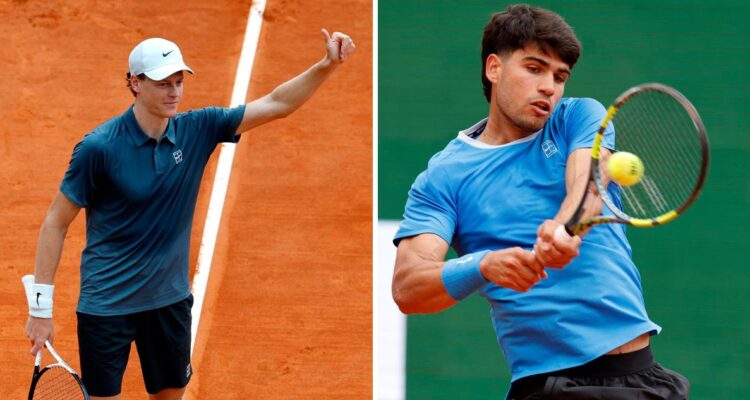 Jannik Sinner y Carlos Alcaraz avanzaron en el Masters de Montecarlo.