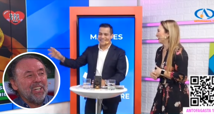 Captura de Matinal de Antofagasta en referencia a lapsus de animadora