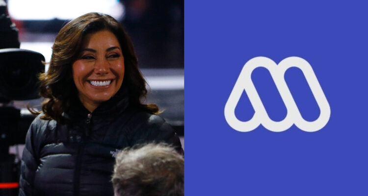 Foto de Carmen Gloria Arroyo y el logo de Mega