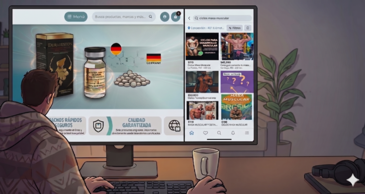 “Es un fenómeno masivo”: El silencioso auge del mercado negro de las sustancias anabólicas en Chile