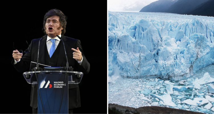 Milei logra otra victoria al aprobar controvertida ley de glaciares en Argentina para promover minería