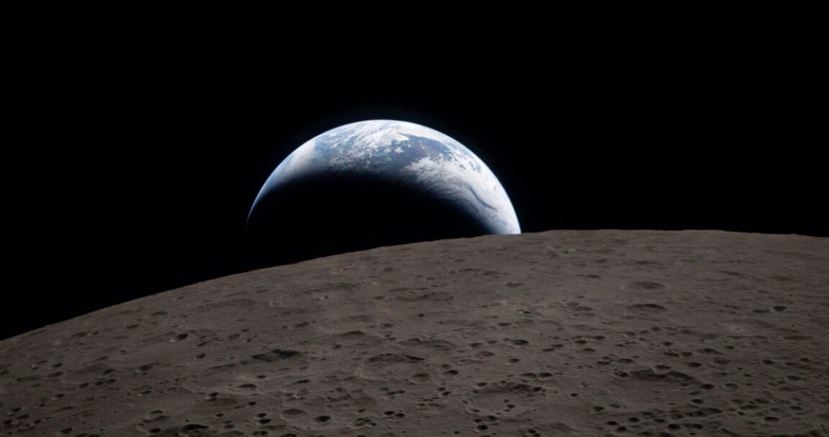 Vista de la Tierra desde la Luna