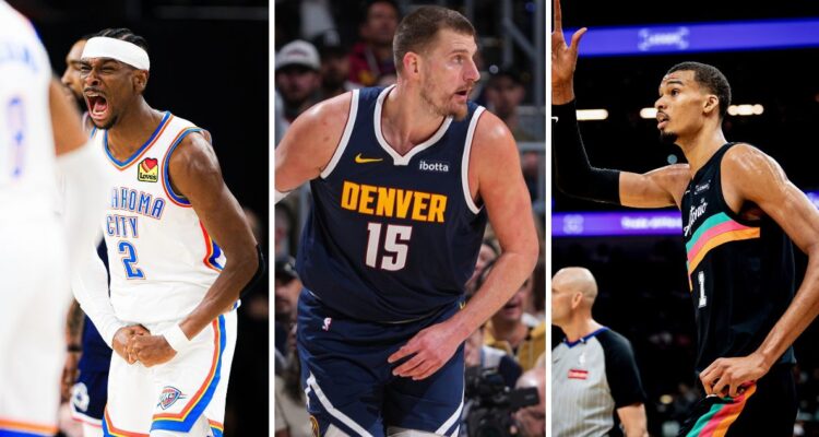 Shai, Jokic y Wembanyama se disputarán el premio MVP de la NBA.