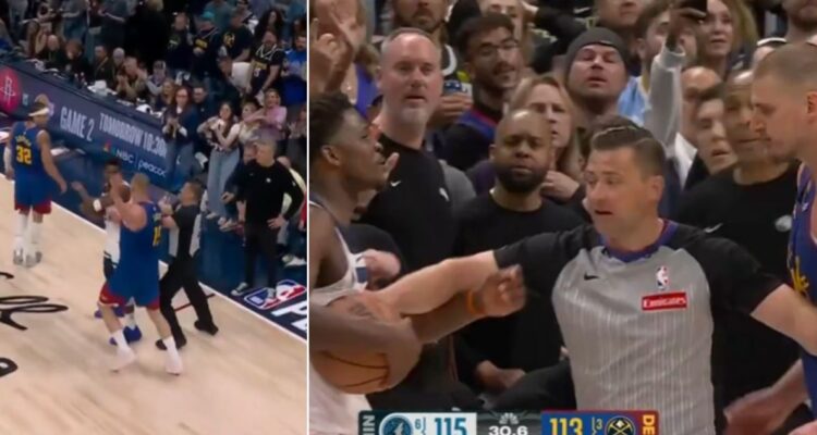 NBA al rojo en los playoffs: cruce de estrellas Edwards-Jokic destaca en triunfo de Minnesota ante Denver