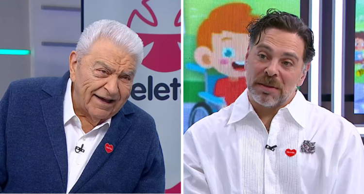 Don Francisco y José Antonio Neme en referencia a pelea con Jon Reyes