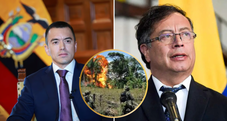 Daniel Noboa y Gustavo Petro