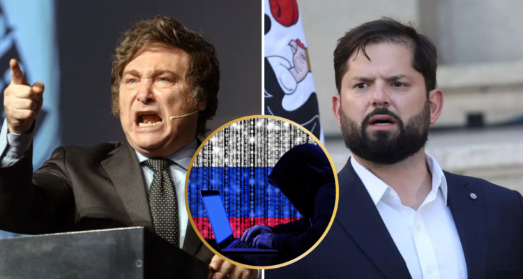 Operación rusa contra Milei: la noticia falsa que buscó quebrar relación de Argentina y Chile en 2024