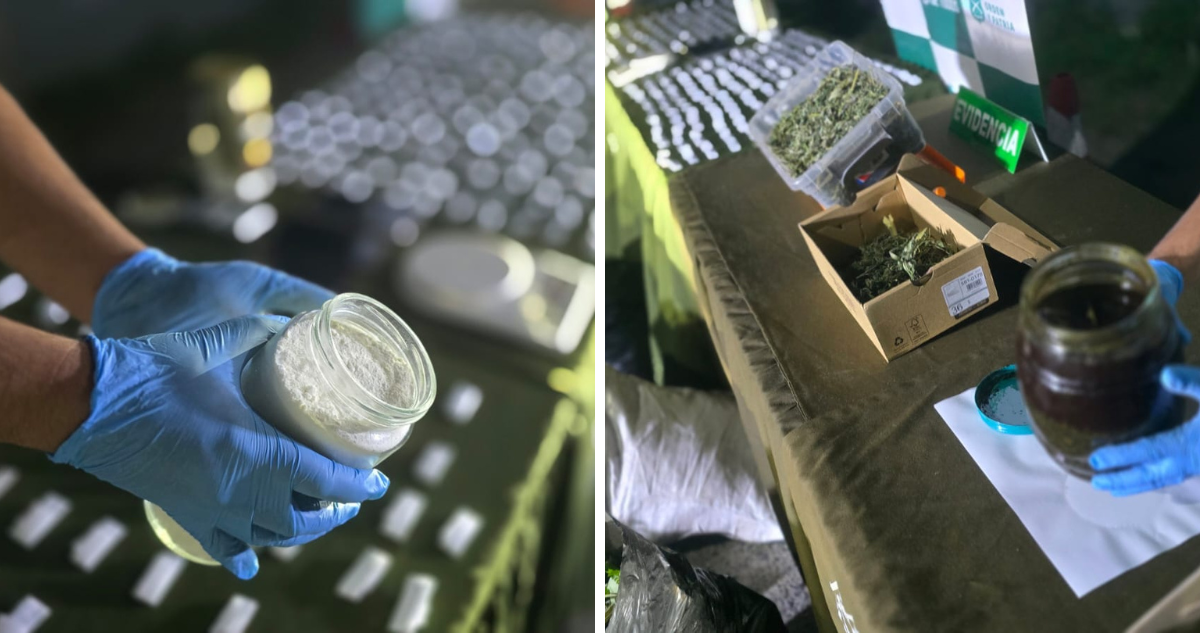 Cinco personas detenidas y más de $70 millones en drogas incautadas deja operativo en Gran Concepción