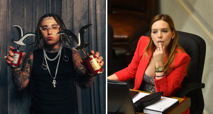 Pablo Chill E y Camila Flores