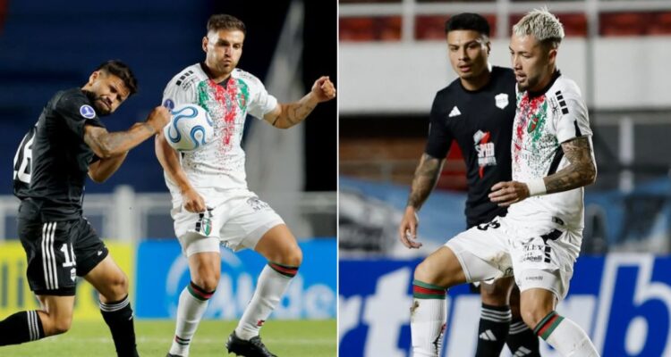 Palestino rescató un empate en su visita a Riestra en Argentina