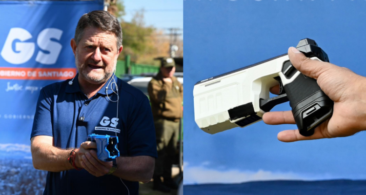 Para casos de VIF y contra ambulantes: Orrego anuncia plan piloto de $250 millones con pistolas taser