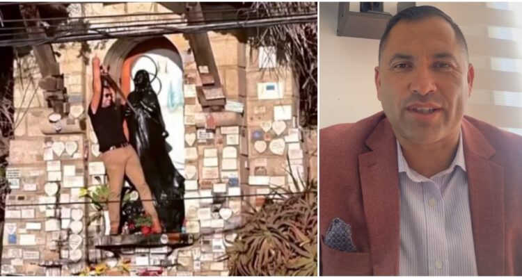 Pastor evangélico acusado de vandalizar imagen de Virgen Negra en Viña del Mar