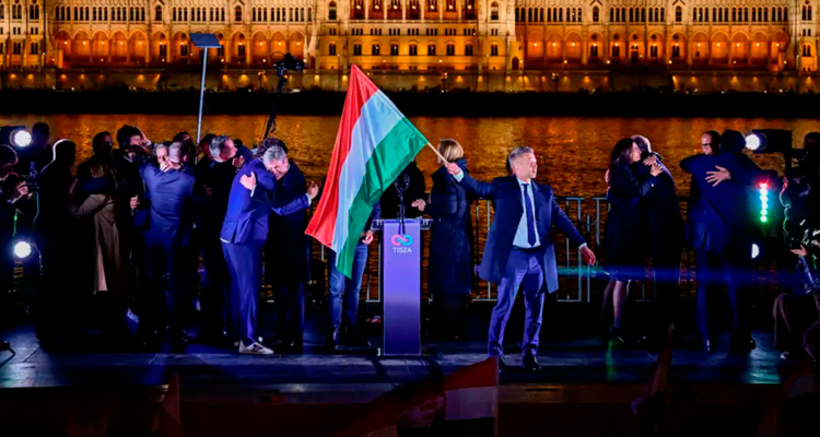 Líderes europeos felicitan a Péter Magyar por su victoria en Hungría: "Ganan Europa y sus valores"