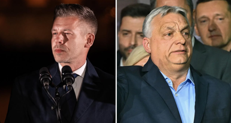 Péter Magyar y Viktor Orbán