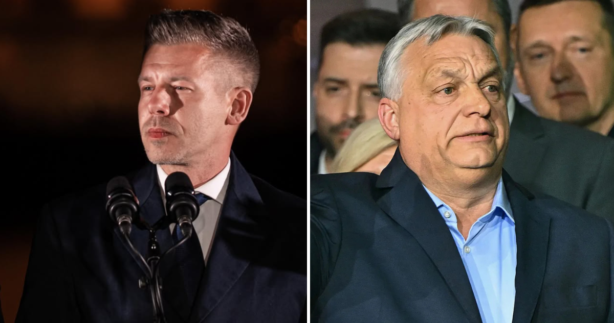Péter Magyar y Viktor Orbán