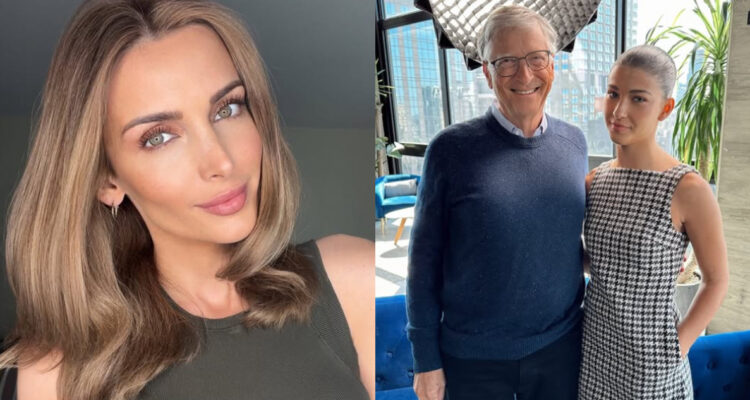 Fotos de Kacie N. Margis y Phoebe Gates junto a su padres