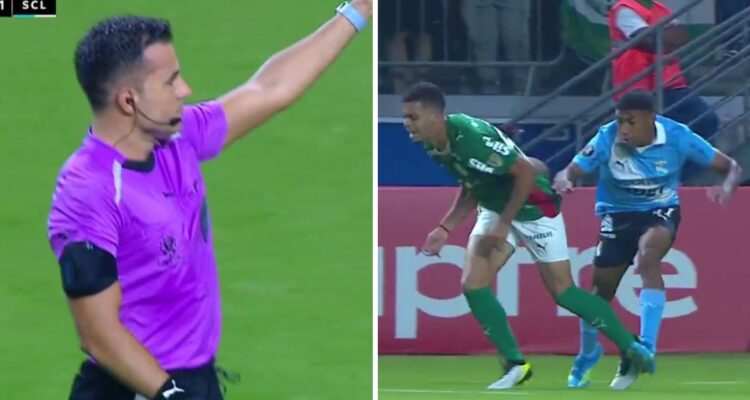 Piero Maza desató polémica en Copa Libertadores.