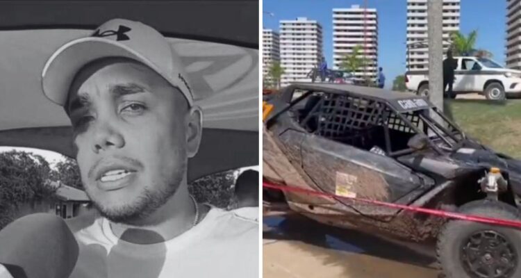 Piloto José Pedro Roja fue acribillado durante Rally Nueva Santa Cruz de Bolivia.