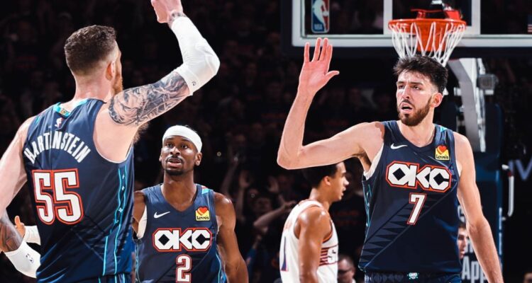 Oklahoma acelera pese a lesión de Shai y dobla la ventaja sobre Phoenix Suns en los playoffs de NBA