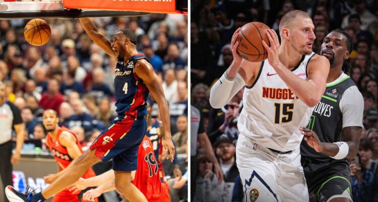 Cavaliers y Nuggets celebraron en arranque de Playoffs de la NBA.