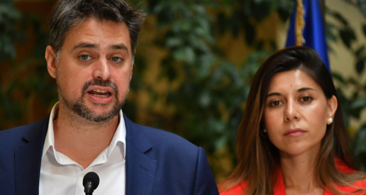 Daniel Manouchehri y Daniella Cicardini