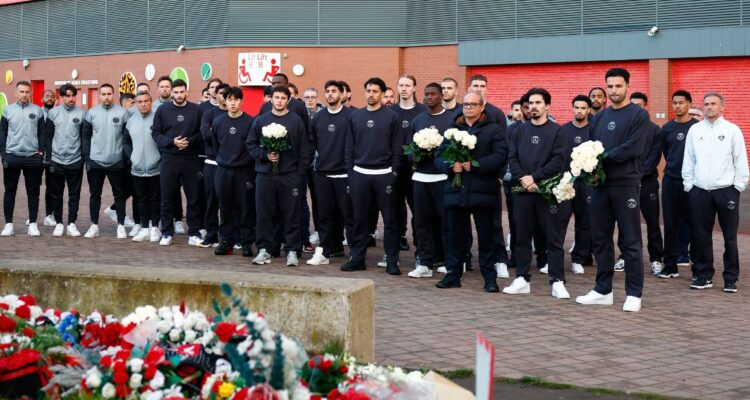 Previo a duelo con Liverpool: PSG y sus portugueses rinden emotivo homenaje a Diogo Jota y André Silva