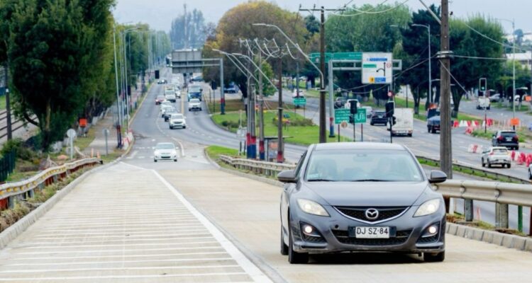 Reabren paso superior en Perales Talcahuano