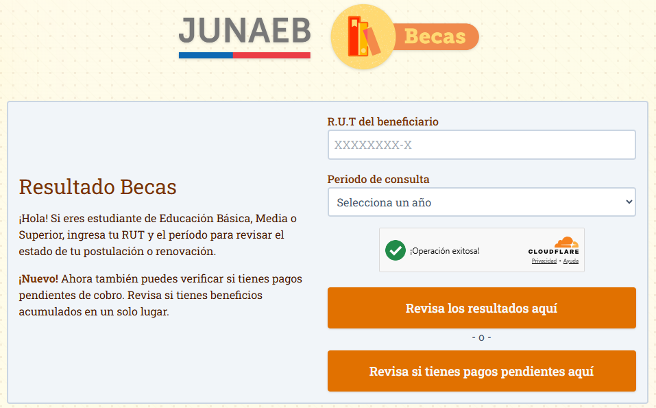 Liberan resultados de becas Junaeb para renovantes: revisa AQUÍ cómo te fue en la postulación