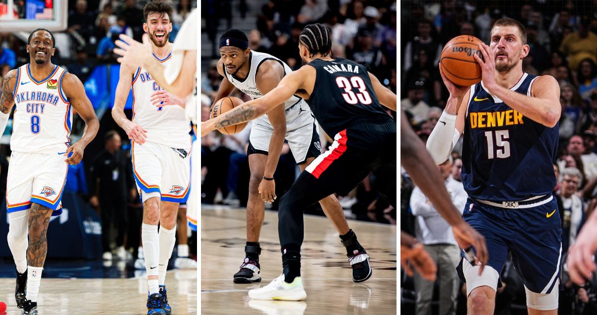 Thunder, Spurs y Nuggets celebraron en noche de NBA.