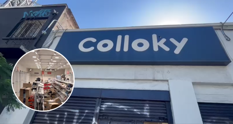 Robo afecta a tienda Colloky en Ñuñoa el botín estaría avaluado en más de $100 millones