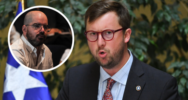 Giorgio Jackson y Luis Sánchez | Agencia UNO