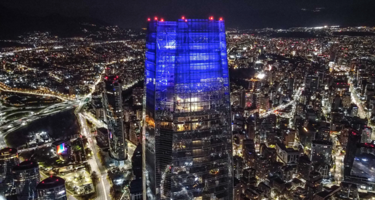 Vista panorámica de Santiago