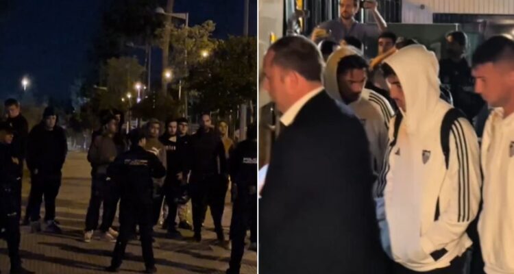 Hinchas del Sevilla arremeten contra su propio plantel tras bochornosa derrota