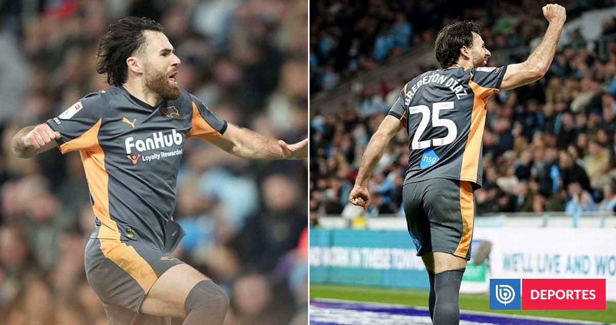 Ben está en racha: Brereton se luce en Inglaterra con doblete ante líder Coventry por la Championship