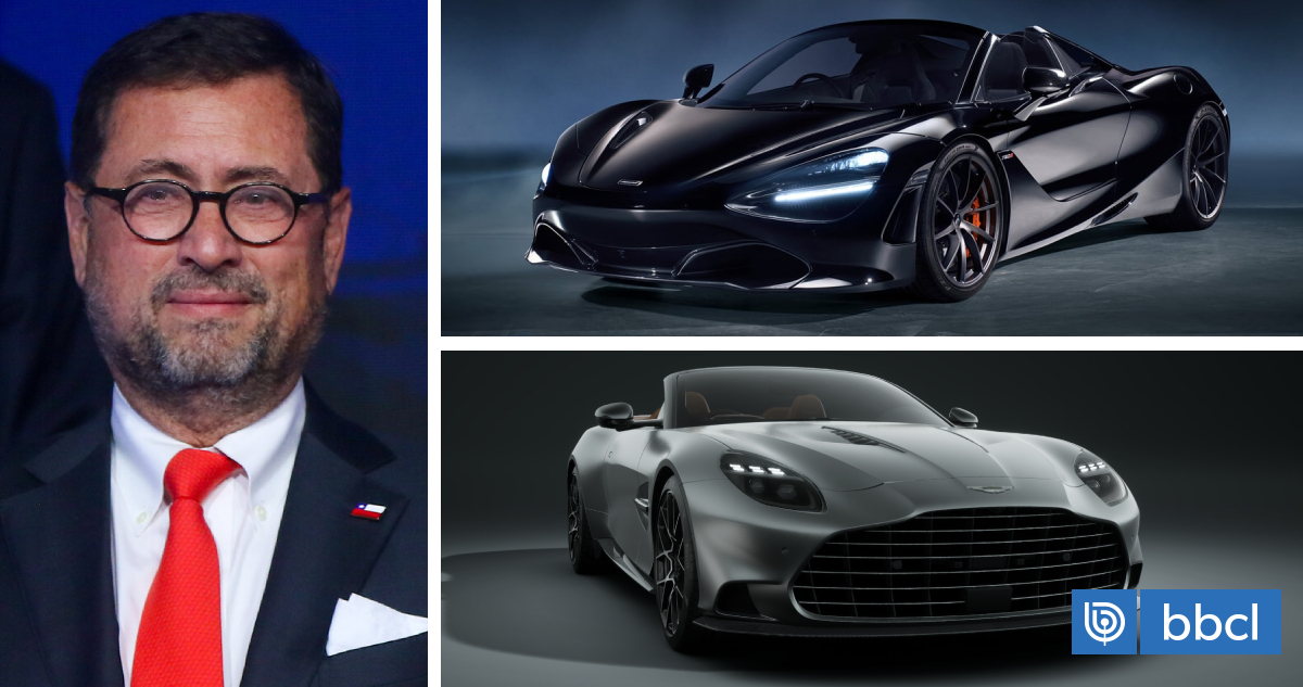 Catorce autos, entre ellos un McLaren, y embarcaciones: el patrimonio del canciller Pérez Mackenna