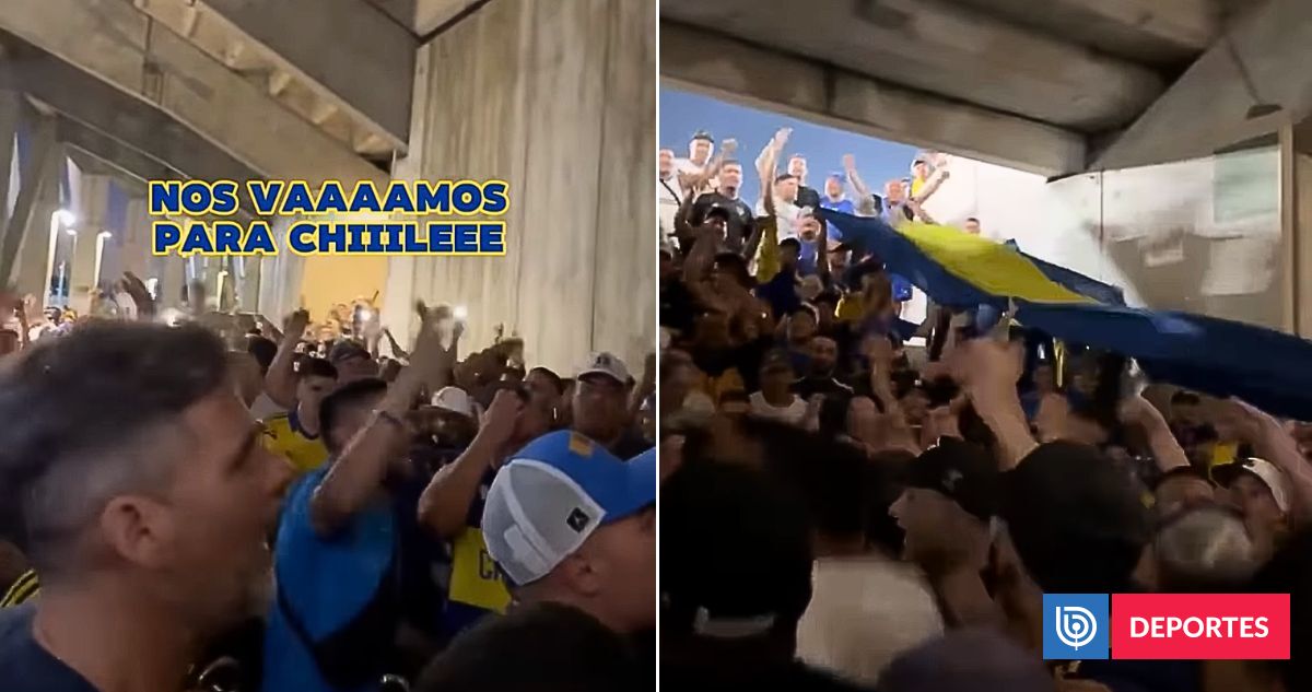 "Y a los chilenos...": el amenazante cántico de los hinchas de Boca previo a duelo copero con Católica