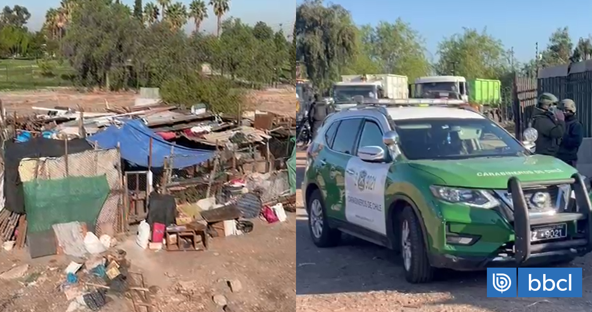 Desalojo de rucos en PAC: detectan refugio ilegal con alrededor de 35 perros, drogas y armas blancas