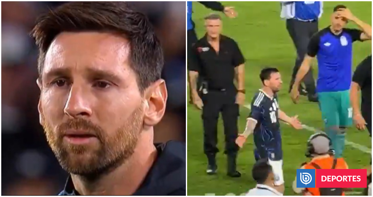 La emoción y enojo de Messi en amistoso contra Zambia: crack argentino reclamó a sus propios guardias