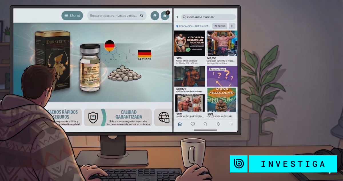 "Es un fenómeno masivo": el silencioso auge del mercado negro de las sustancias anabólicas en Chile