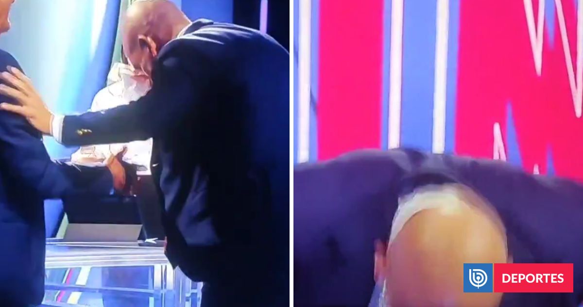 VIDEO | Impacto en TV de Italia: exjugador Paolo di Canio se partió la cabeza en vivo tras discusión