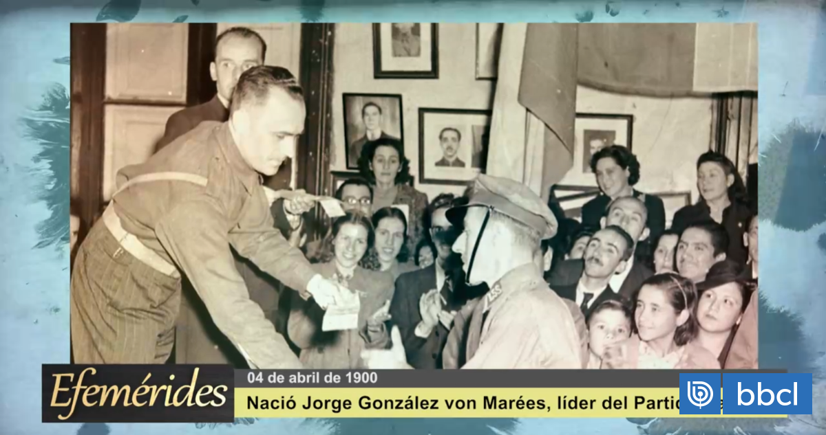 Efemérides 04 de abril de 1900: Nació Jorge González von Marées