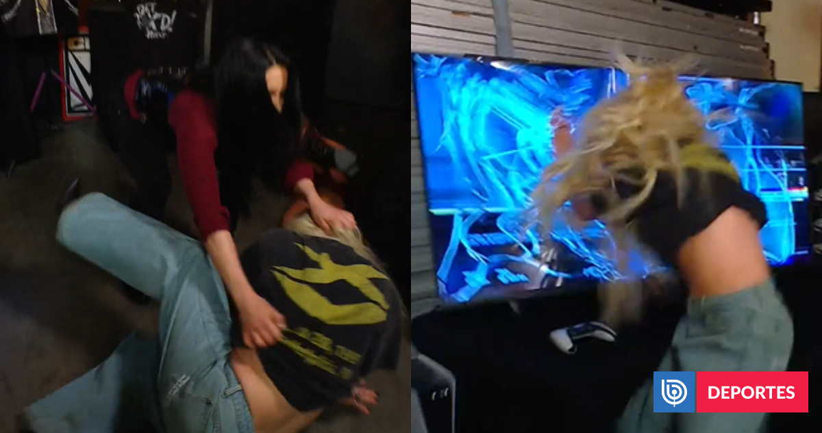 Stephanie Vaquer atacó a Liv Morgan y la estrelló contra TV en RAW: rival quedó con chichón tras golpe