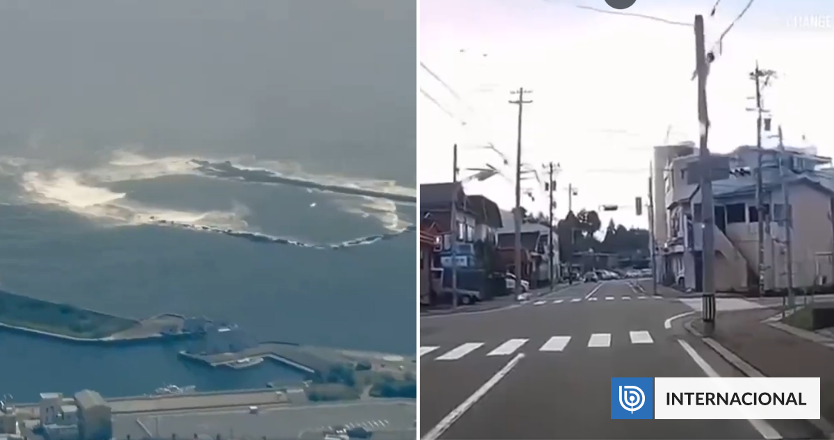Videos evidencian magnitud de terremoto 7.4 Richter en Japón: se prevén olas hasta 3 metros