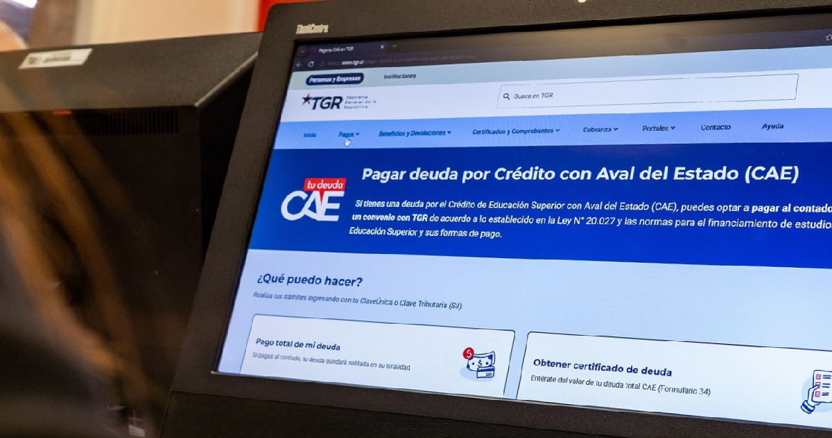 Tesorería llama a pagar el CAE y recuerda que hay sobre 70 mil personas con deudas de hasta $1 millón