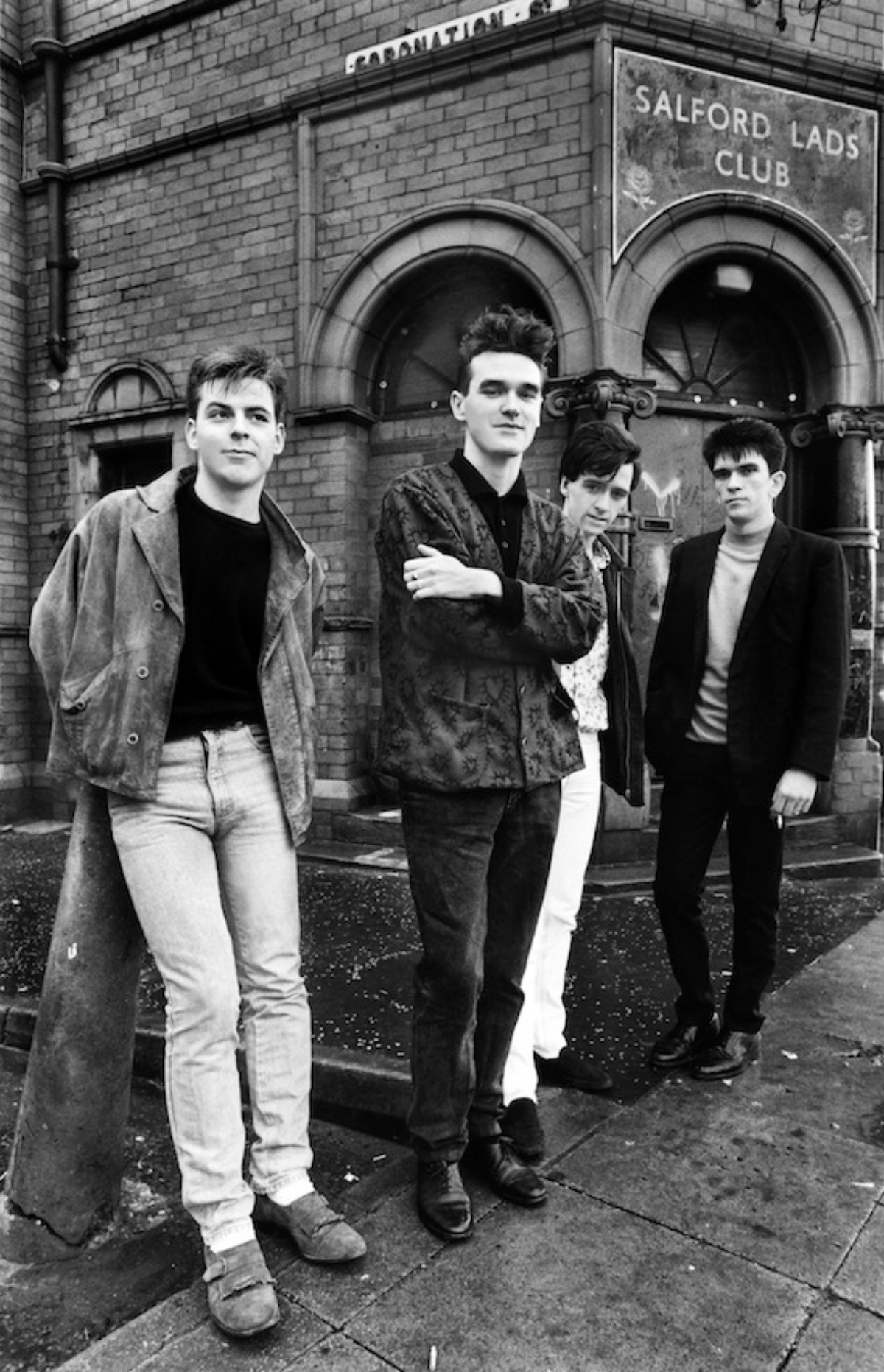 Famosa foto de The Smiths en Salford Lads Club