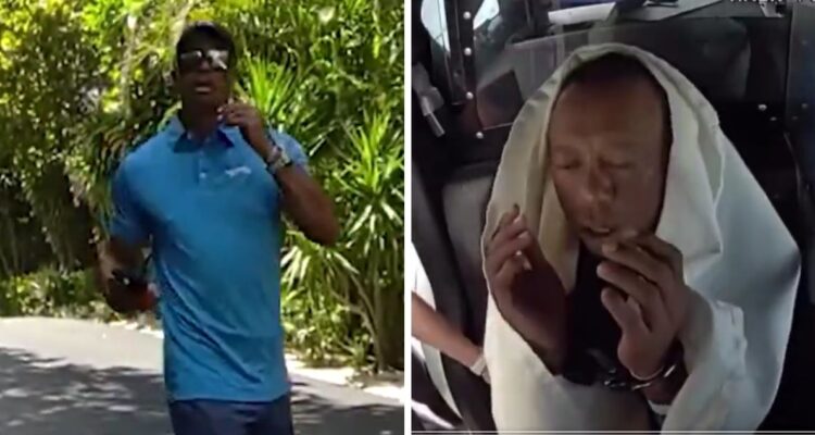 “Hablaba con el presidente”: filtran nuevos videos policiales de detención de Tiger Woods tras choque