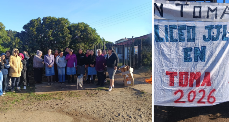Liceo en Isla Santa María en toma: comunidad acusa problemas en transporte escolar y plaga de ratones